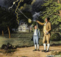 Benjamin Franklin's kite experiment
